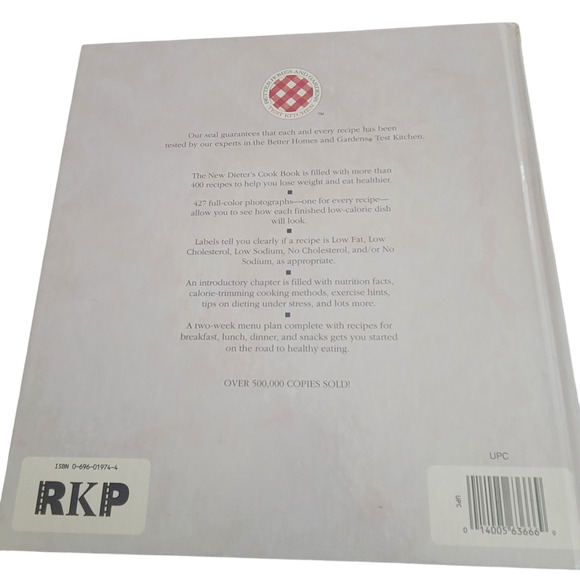 1992 New Dieters Cook Book Better Homes and Garden First Edition Rare Cover - Picture 2 of 8